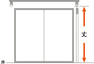 掃き出し窓の場合